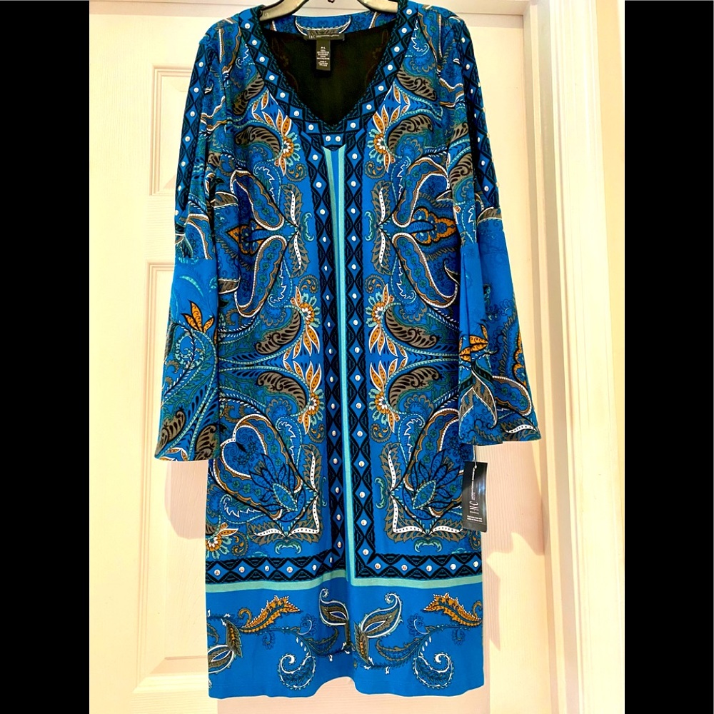 INC International Concepts (Petite) Long Sleeve Dress